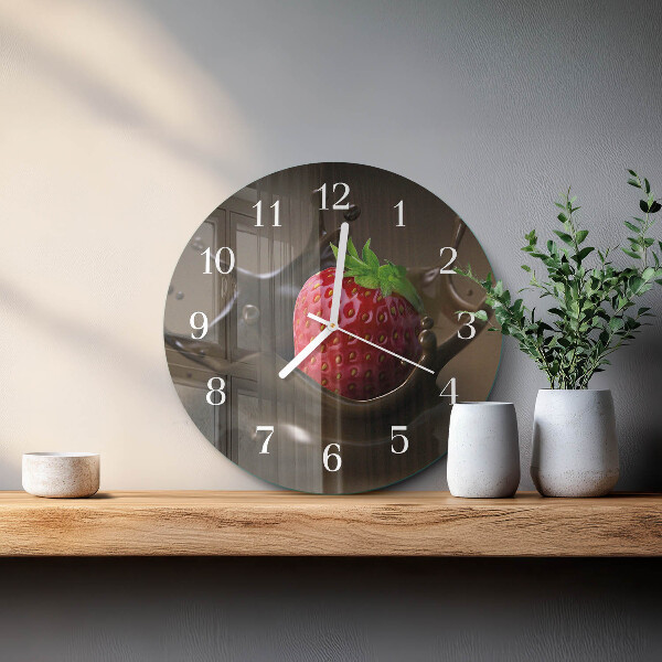 Round wall clock Chocolate