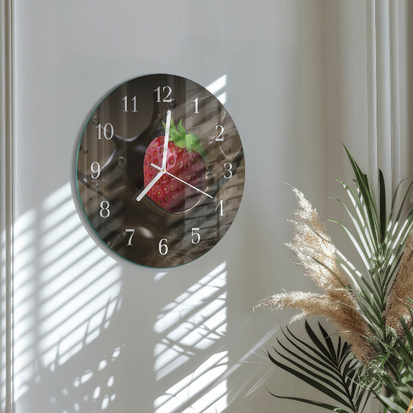 Round wall clock Chocolate