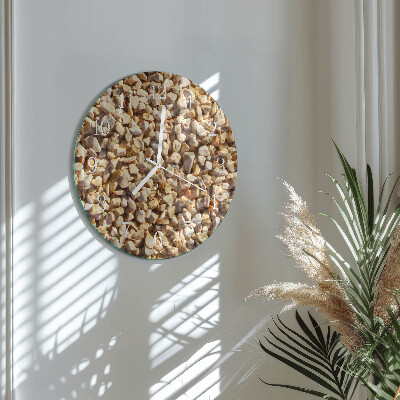Round wall clock Gravel