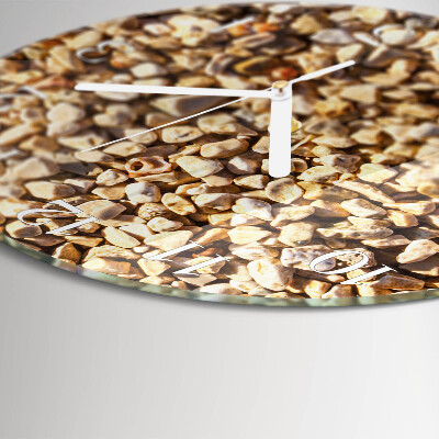 Round wall clock Gravel