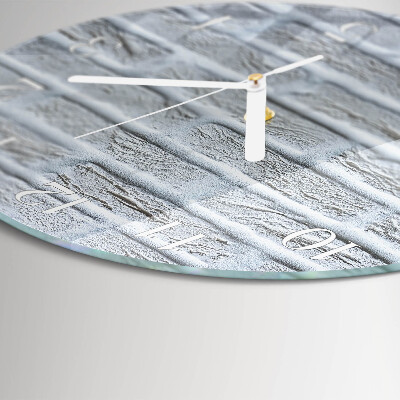Round wall clock Clinker