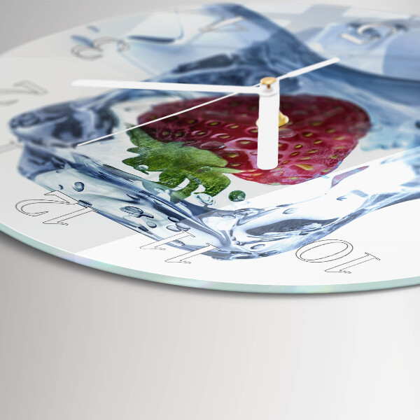 Round wall clock Strawberry Ice Cream