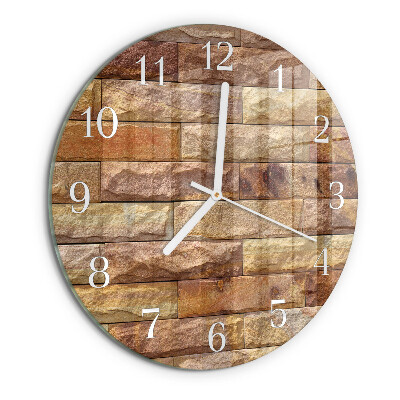 Round wall clock Brick