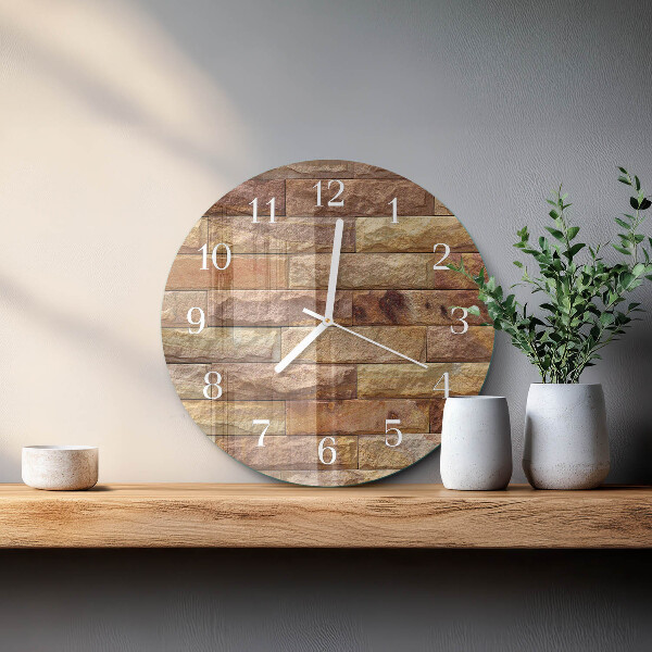 Round wall clock Brick