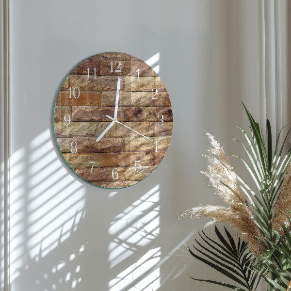 Round wall clock Brick