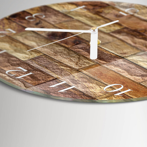 Round wall clock Brick