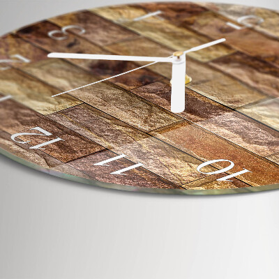Round wall clock Brick
