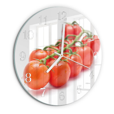 Round wall clock Tomatoes