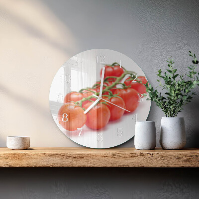 Round wall clock Tomatoes