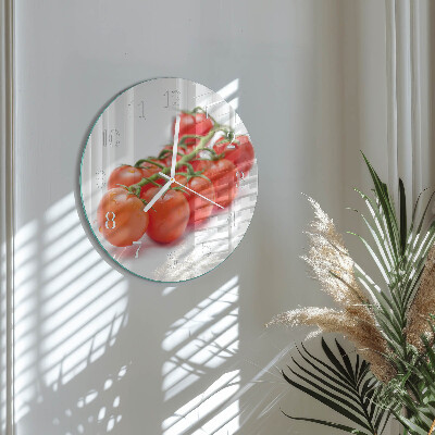 Round wall clock Tomatoes