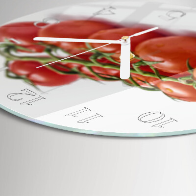 Round wall clock Tomatoes