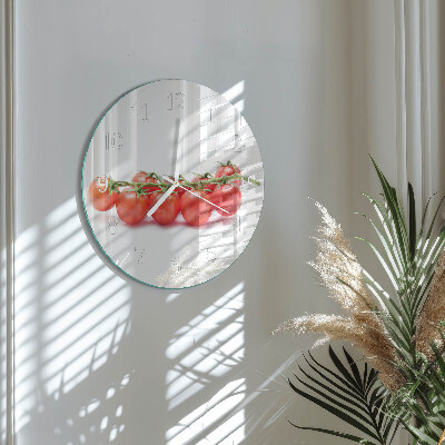 Round wall clock Tomatoes
