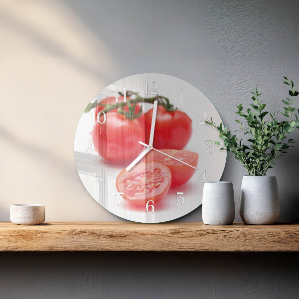 Round wall clock Tomatoes