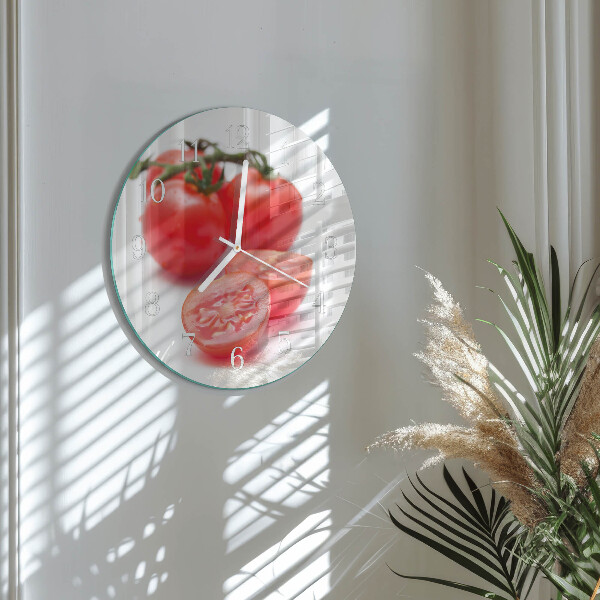 Round wall clock Tomatoes