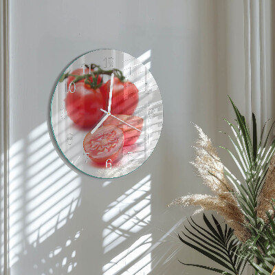 Round wall clock Tomatoes