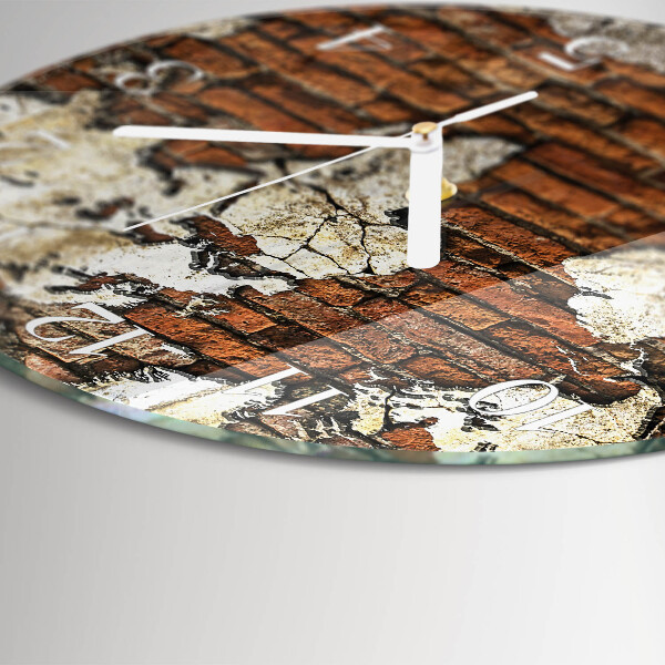 Round wall clock Continents