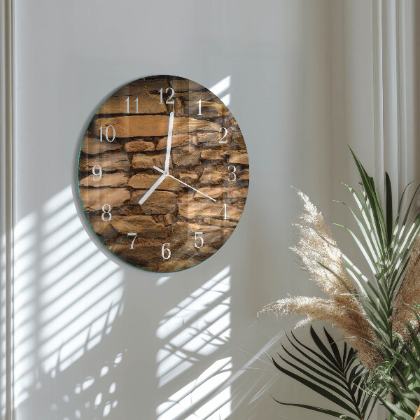 Round wall clock Stones