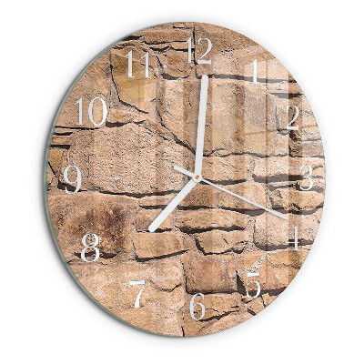 Round wall clock Stones
