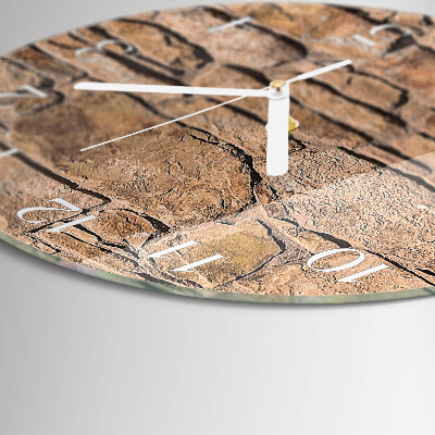 Round wall clock Stones