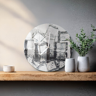 Round wall clock Ice
