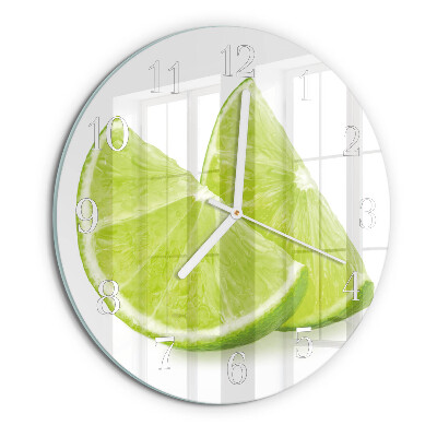 Round wall clock Calcium carbonate