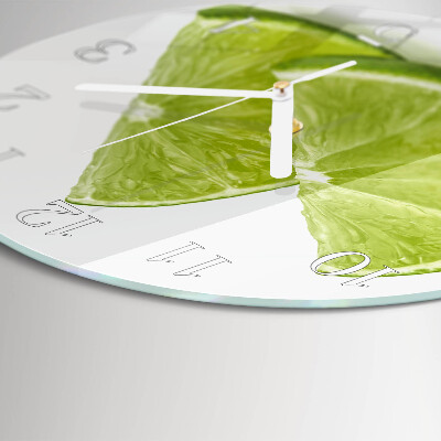 Round wall clock Calcium carbonate