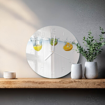 Round wall clock Kiwi