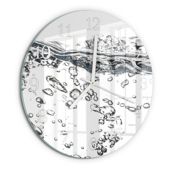 Round wall clock Water