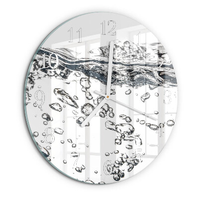 Round wall clock Water