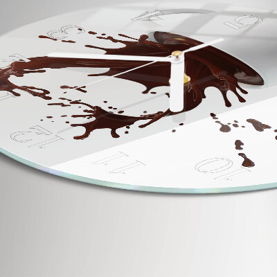 Round wall clock Coffee