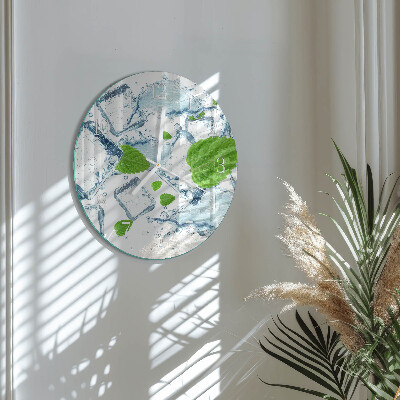Round wall clock Ice Mint