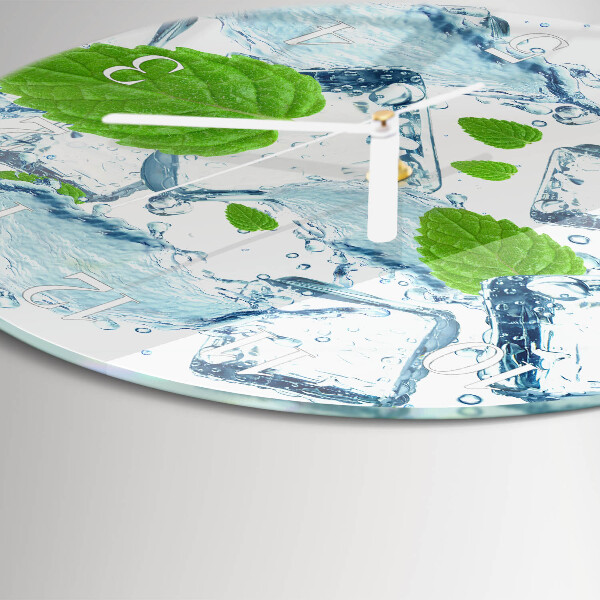 Round wall clock Ice Mint