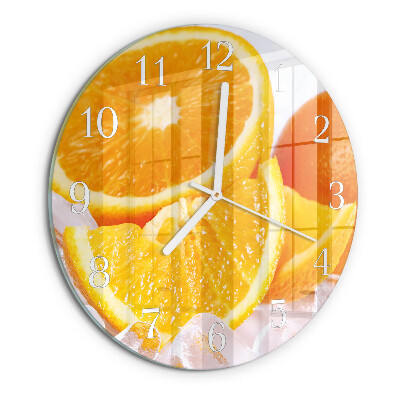 Round wall clock Oranges