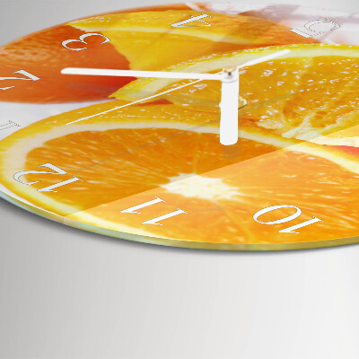 Round wall clock Oranges