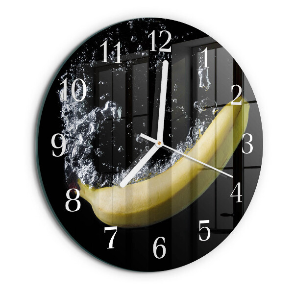 Round wall clock Banana