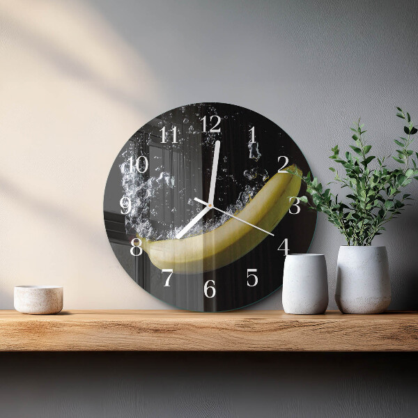 Round wall clock Banana