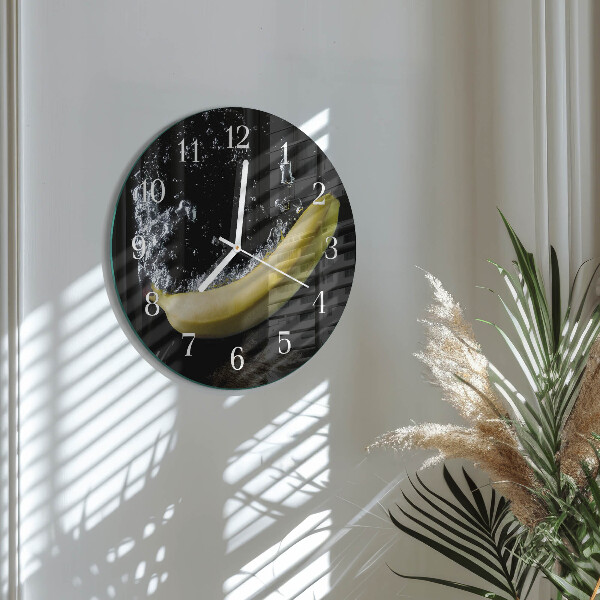 Round wall clock Banana