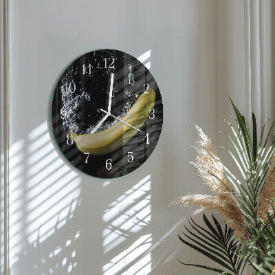 Round wall clock Banana