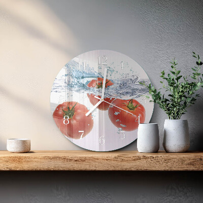 Round wall clock Tomatoes