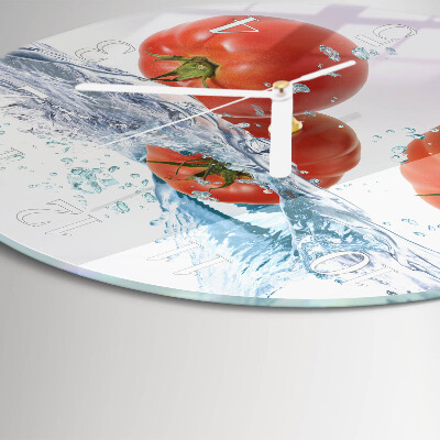 Round wall clock Tomatoes
