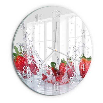 Round wall clock Strawberry