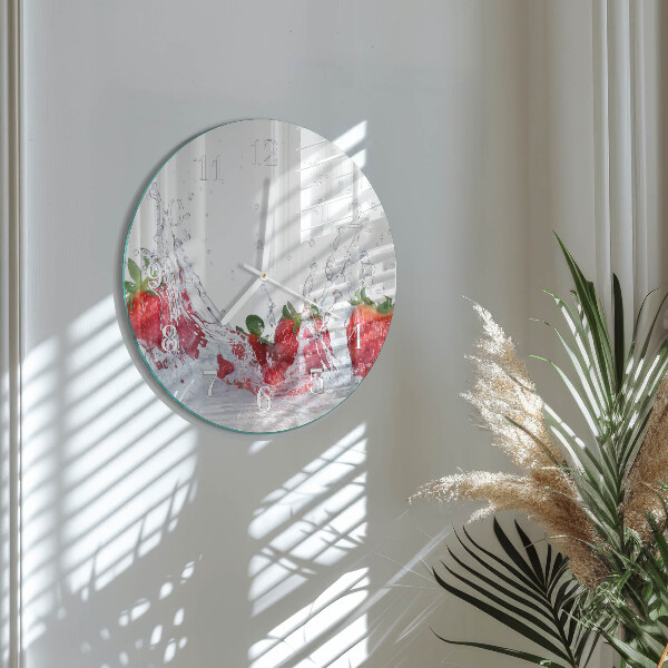 Round wall clock Strawberry