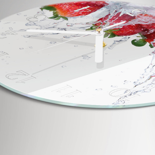Round wall clock Strawberry