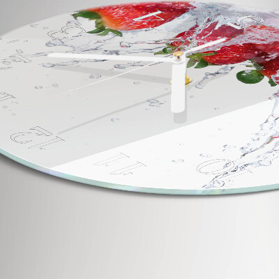 Round wall clock Strawberry