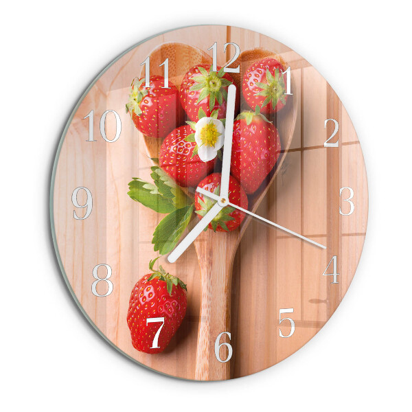 Round wall clock Strawberry