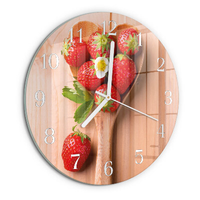 Round wall clock Strawberry