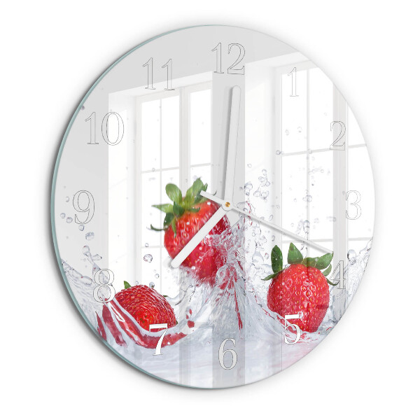 Round wall clock Strawberry