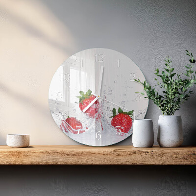 Round wall clock Strawberry