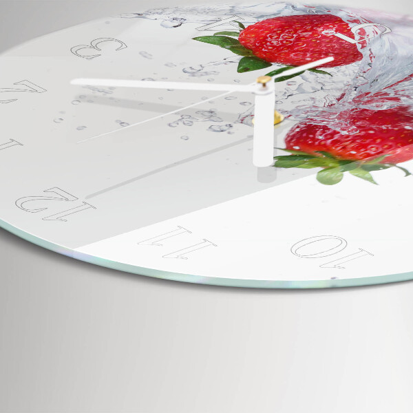 Round wall clock Strawberry