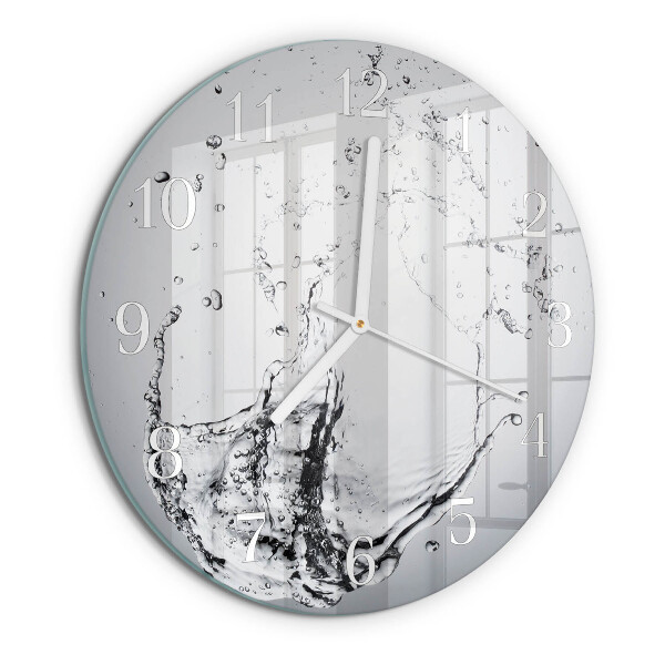 Round wall clock Water